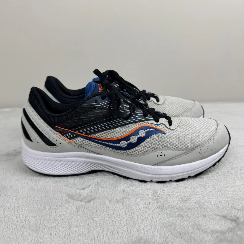 Saucony Cohesion 15 Men's Running Shoes Gray Black Orange S20701-15 Size‎ 12